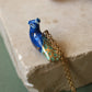 Peacock necklace