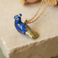 Peacock necklace