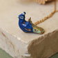 Peacock necklace