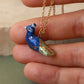 Peacock necklace