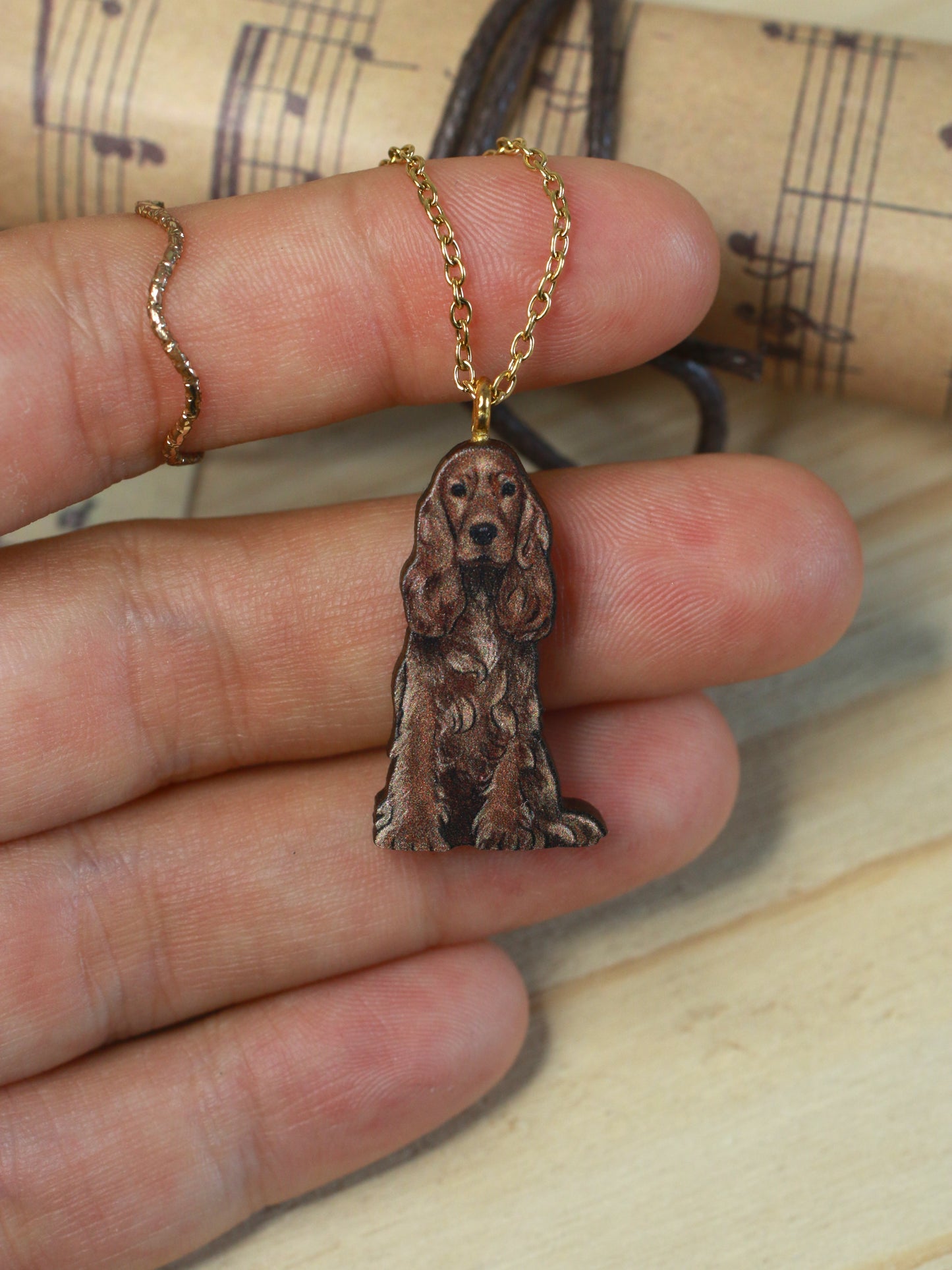 Cocker Spaniel necklace