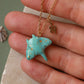 Manta ray necklace