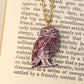 Burrowing owl necklace