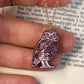 Burrowing owl necklace