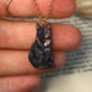 Tortoiseshell cat necklace