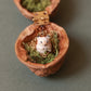 Hedgehog necklace in a walnut box