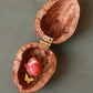 Sleeping Fox necklace in a walnut box