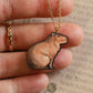 Capybara necklace