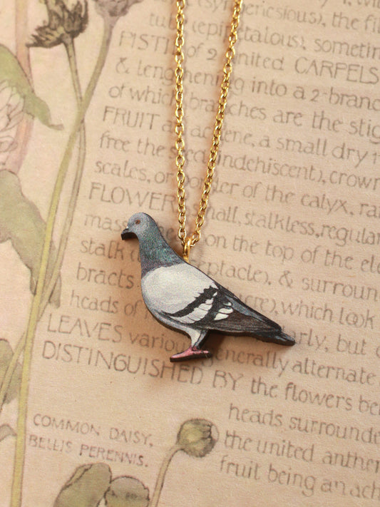 Pigeon necklace