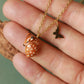Sleeping Fawn necklace in a walnut box