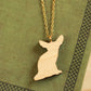 Fennec fox necklace - desert fox pendant