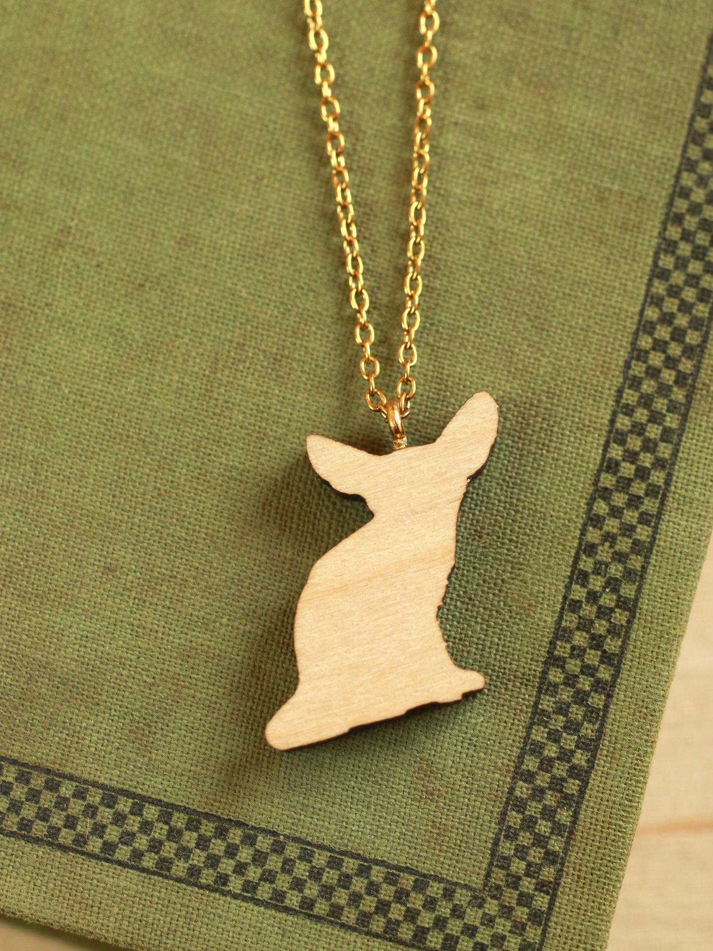 Fennec fox necklace - desert fox pendant