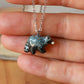 Raccoon necklace