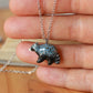 Raccoon necklace