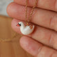 Swan necklace