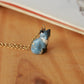 Starry wolf necklace