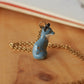 Starry wolf necklace