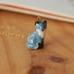 Starry wolf necklace