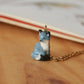 Starry wolf necklace