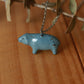 Hippopotamus necklace