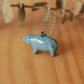 Hippopotamus necklace