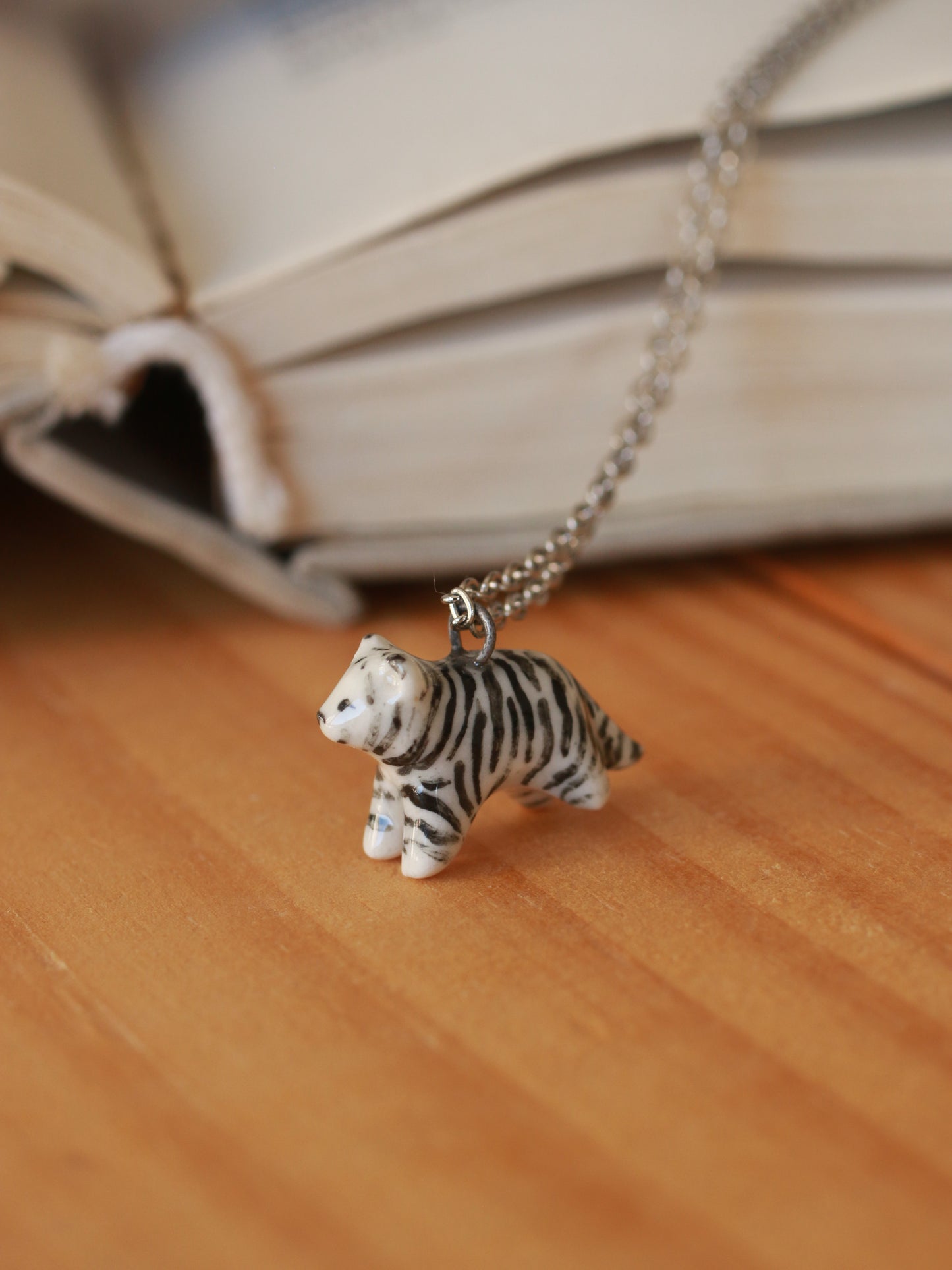White Tiger necklace