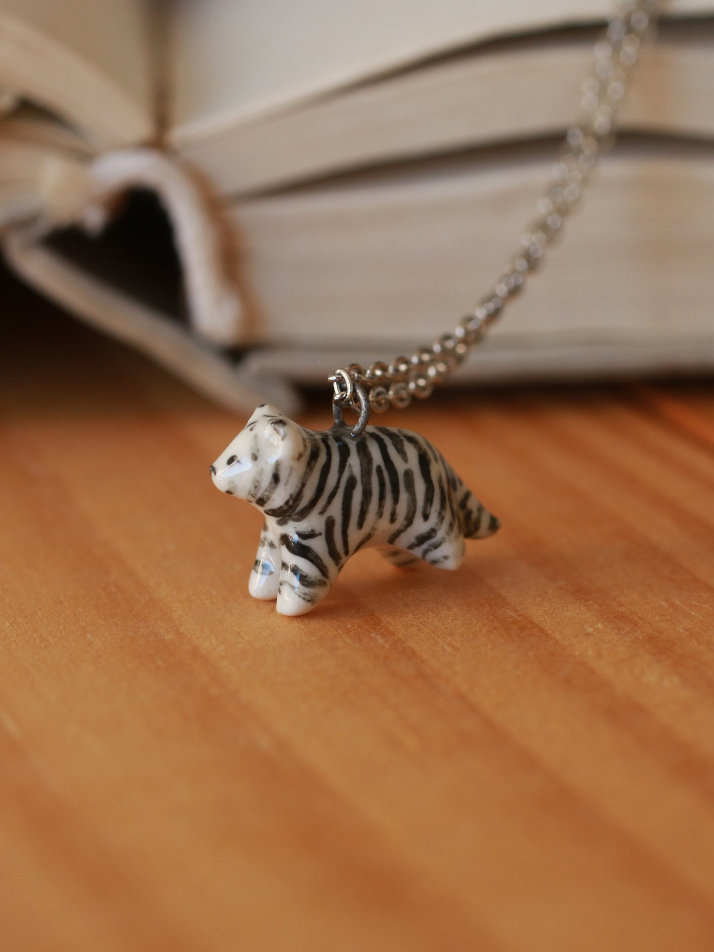White Tiger necklace