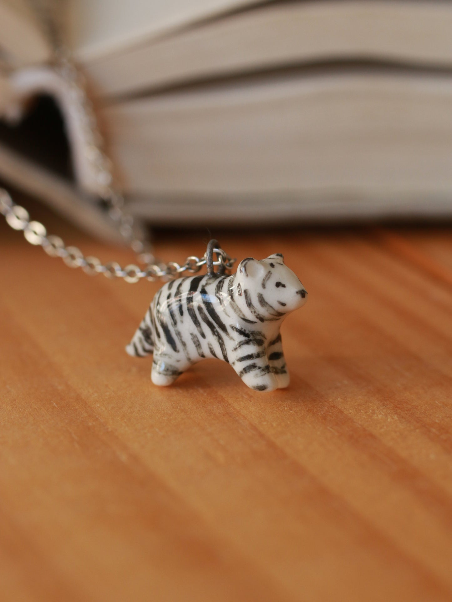 White Tiger necklace