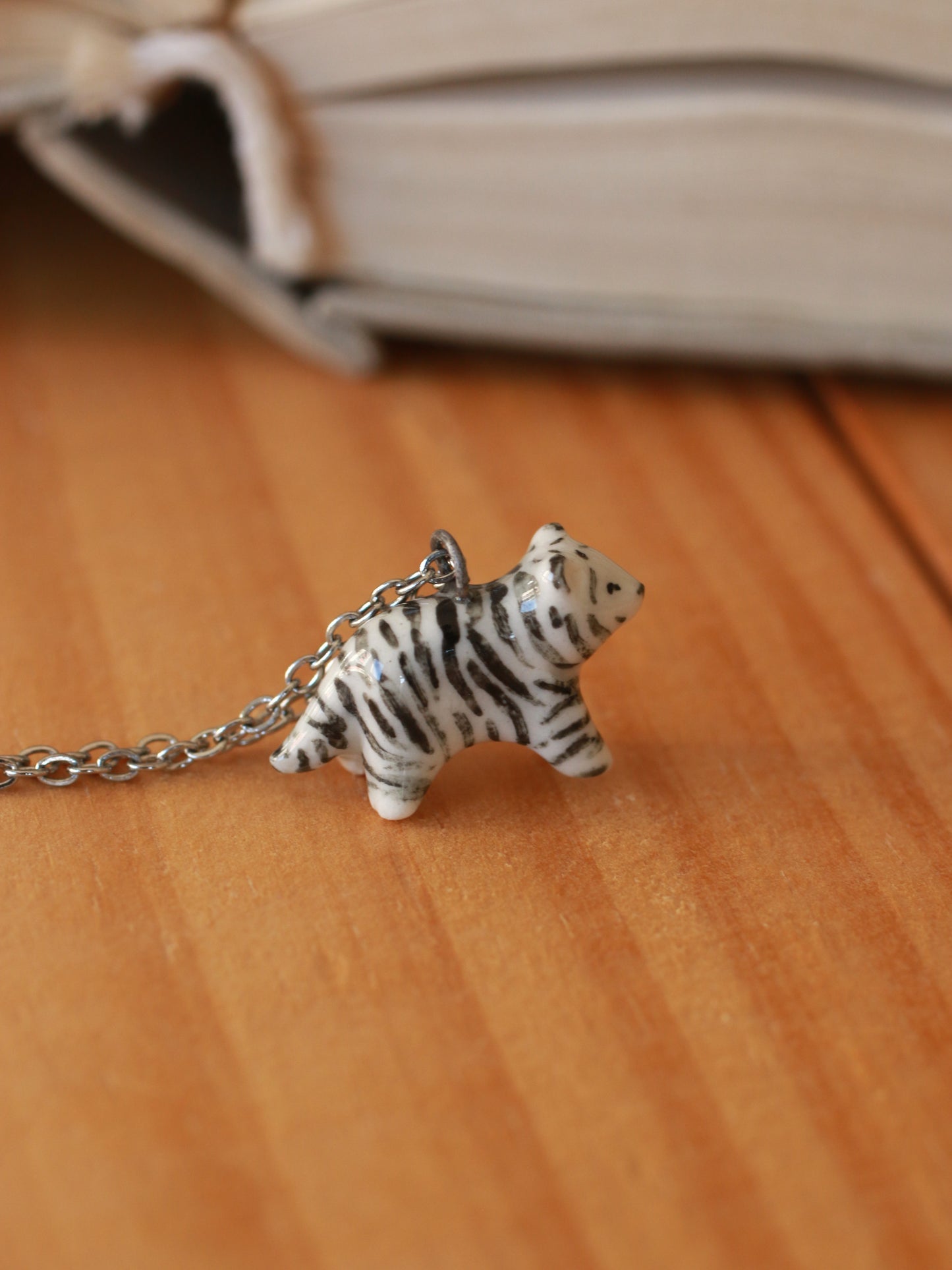 White Tiger necklace