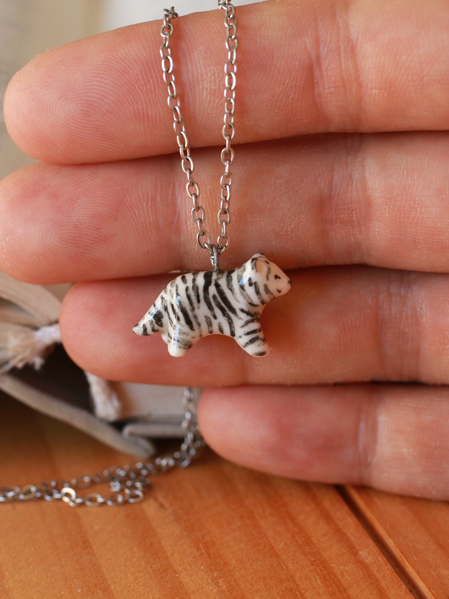 White Tiger necklace
