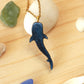 Whale shark necklace - wooden pendant