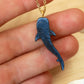 Whale shark necklace - wooden pendant