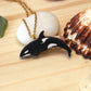 Orca necklace - killer whale pendant