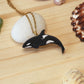 Orca necklace - killer whale pendant