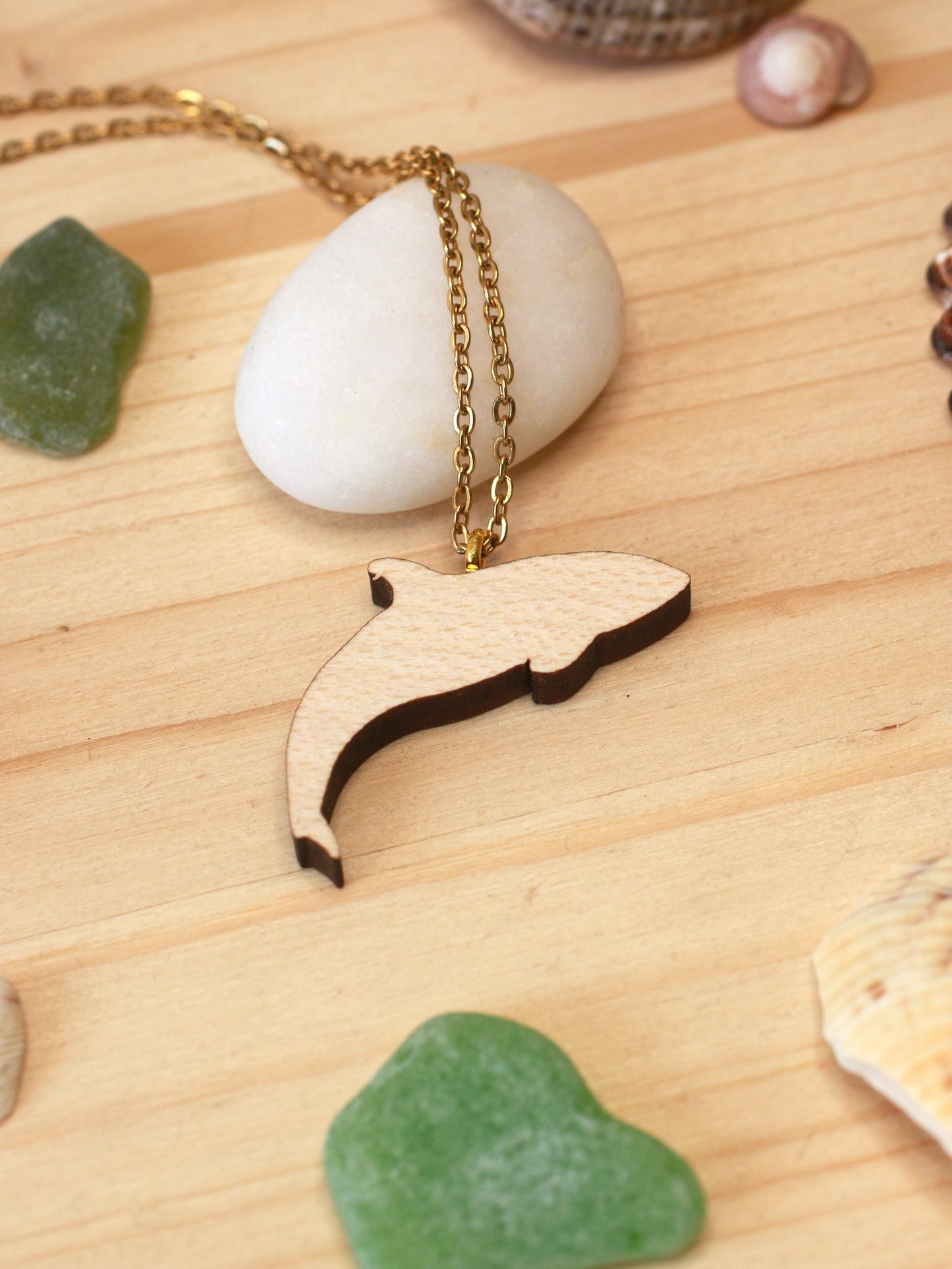 Orca necklace - killer whale pendant