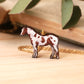 Pinto horse necklace - paint horse pendant