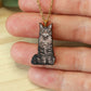 Maine coon cat necklace