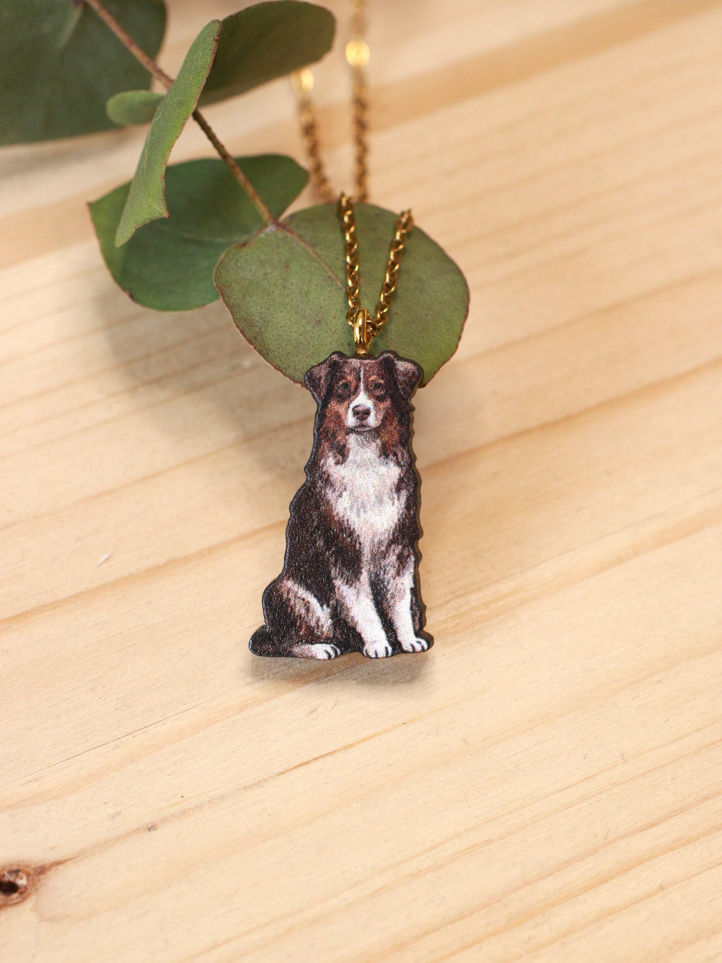 Australian shepherd necklace