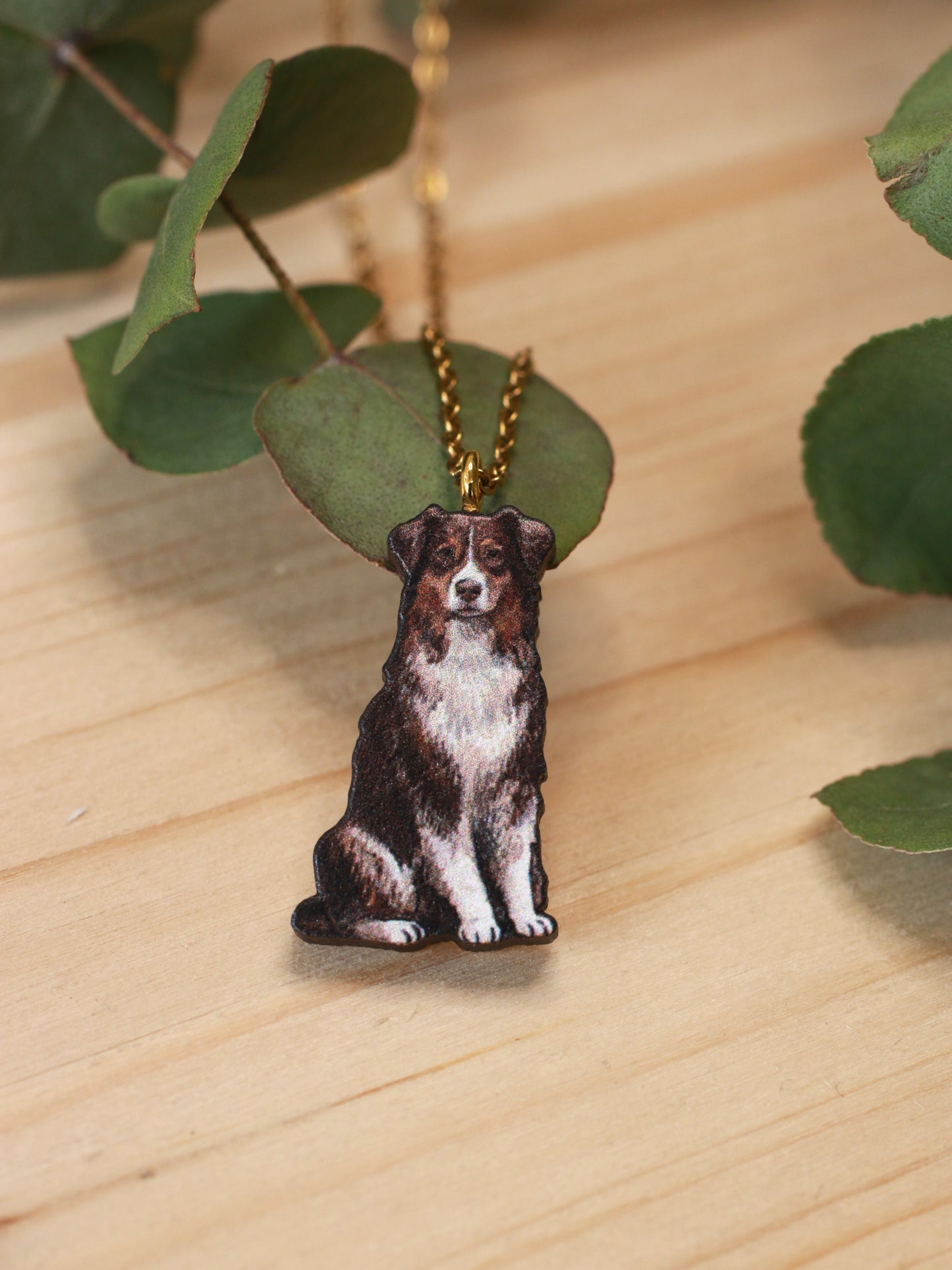 Australian shepherd necklace