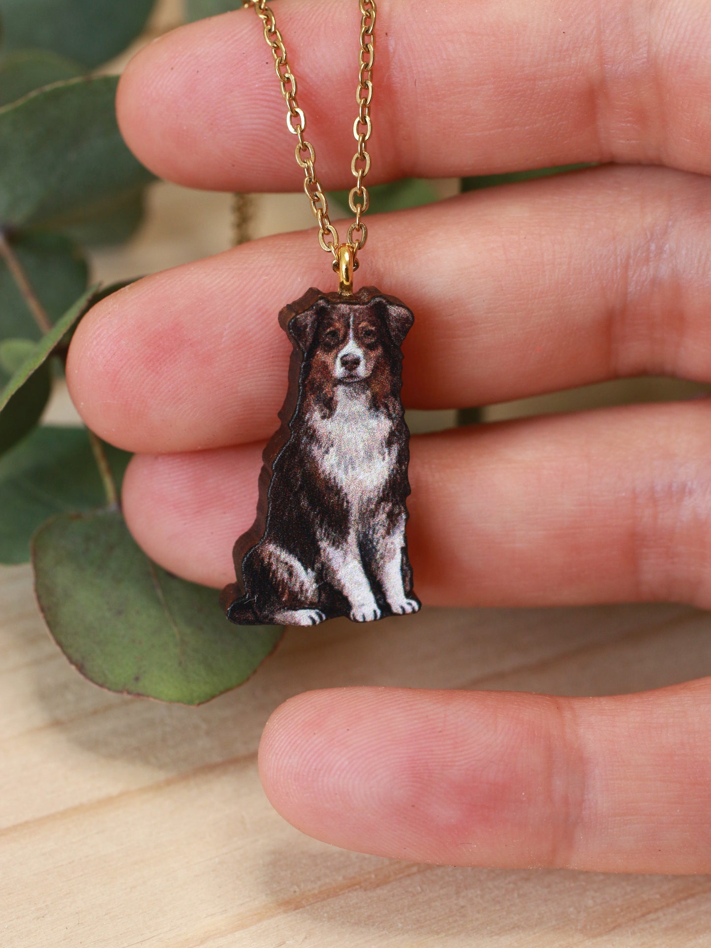 Australian shepherd necklace