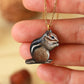 Chipmunk necklace