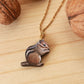 Chipmunk necklace