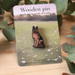 German shepherd pin