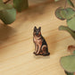 German shepherd pin