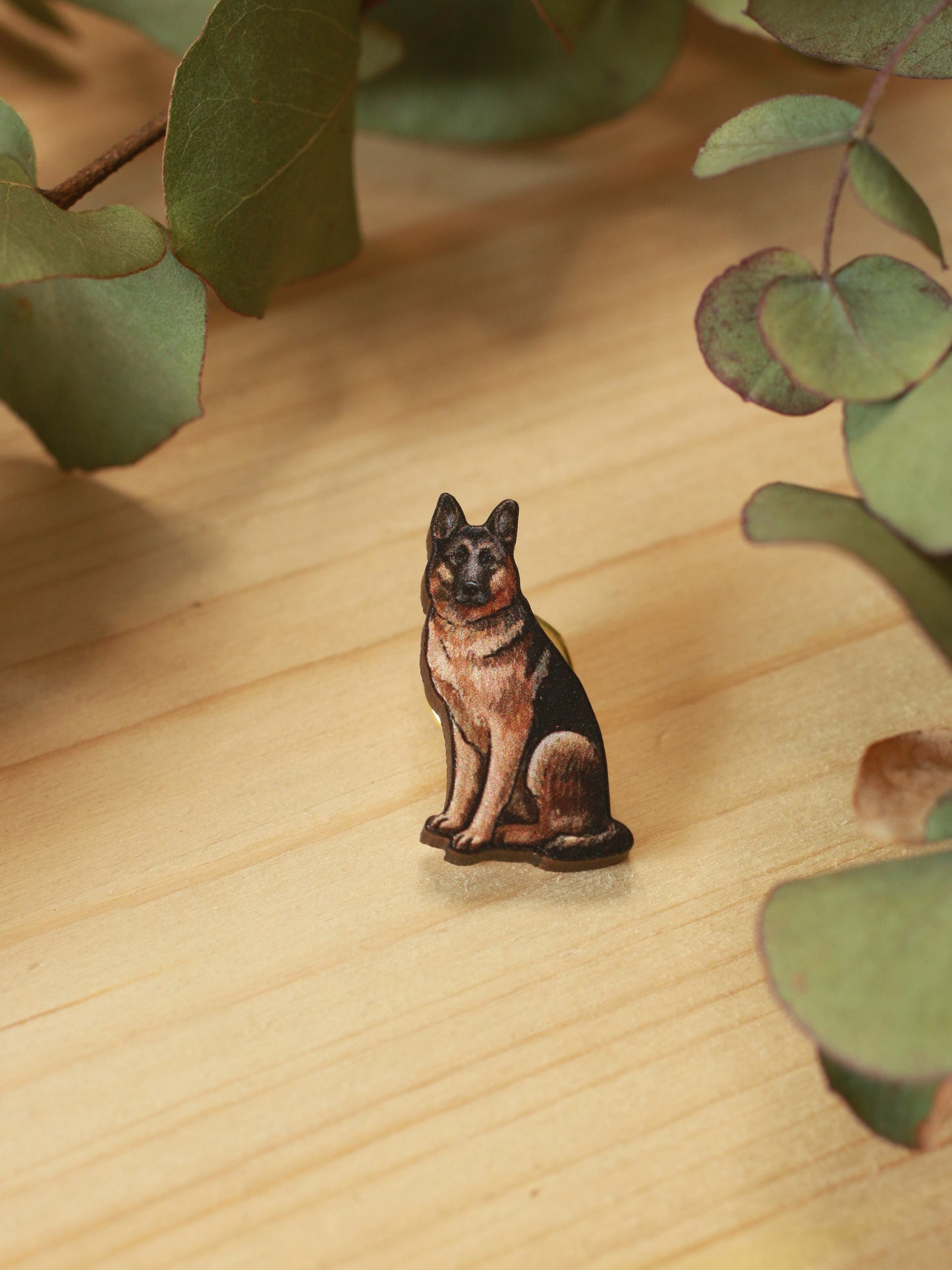 German shepherd pin