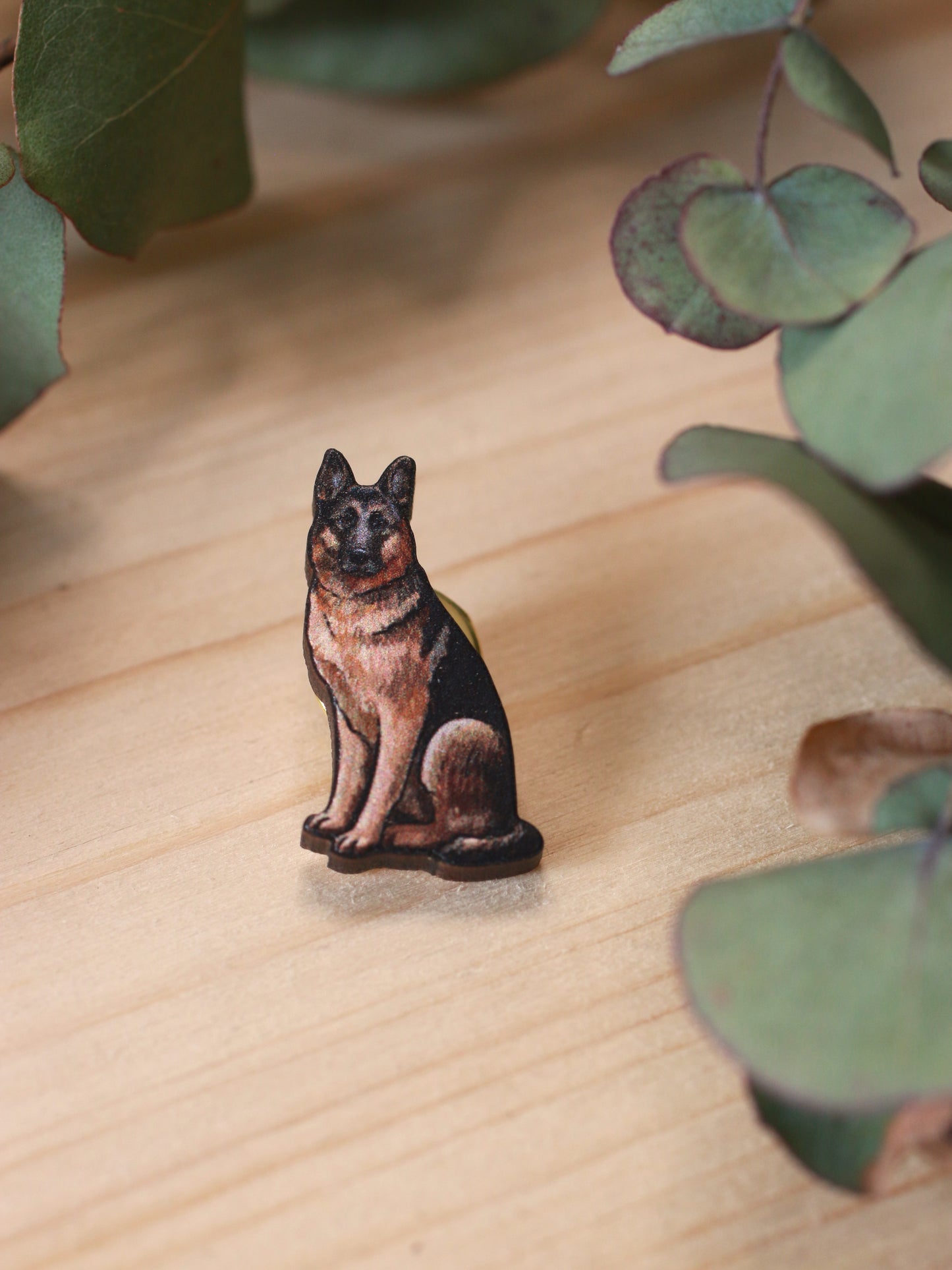 German shepherd pin