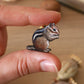 Chipmunk pin - Wooden pin