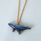 Humpback whale necklace - wooden whale pendant