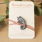 Sugar glider pin - Wooden pin