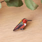 Hummingbird pin